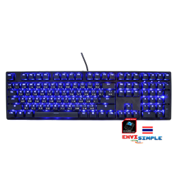 DUCKY ONE Floating again/BLUE LED /Blue SW/Floating Keycaps (TH) 