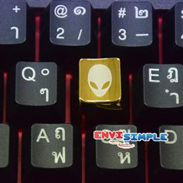 keycap Metal Gold Alien
