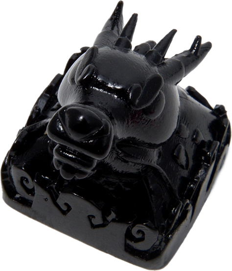 LOGA Metallic keycap series Year of the dragon / Black