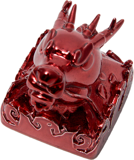 LOGA Metallic keycap series Year of the dragon / RED