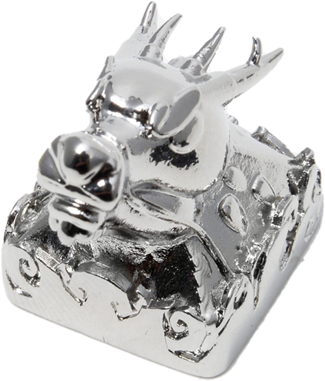 LOGA Metallic keycap series Year of the dragon / silver