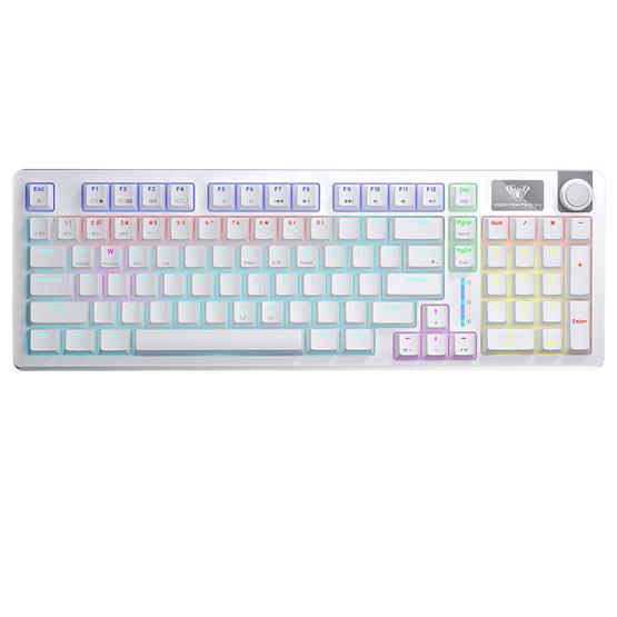 AULA S98 (WHITE) 3IN1 WIRELESS [RED SWITCH] (EN/TH)