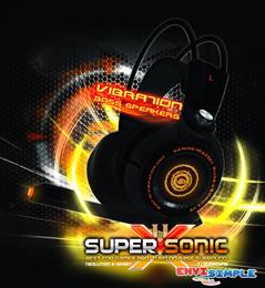 Neolution e-sport super sonic x2 Black 7.1 sound Gaming Headset