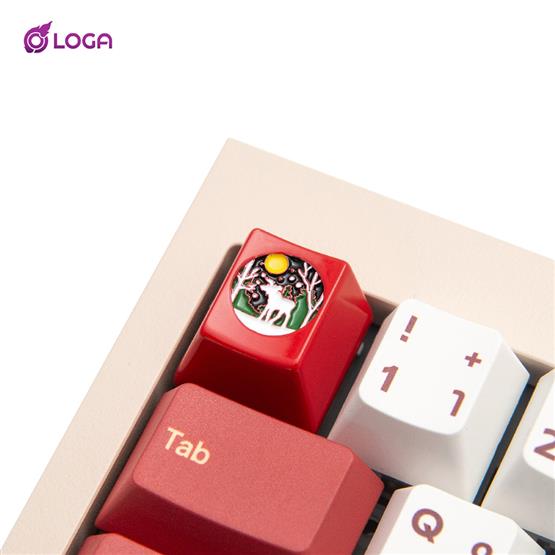 LOGA Metallic keycap : Merry Christmas 2023/ เรนเดียร์