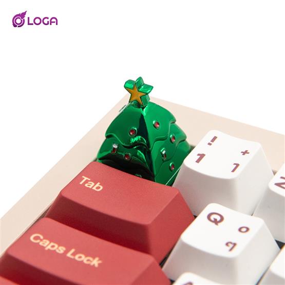 LOGA Metallic keycap : Merry Christmas 2023 / ต้นคริสมาสต์