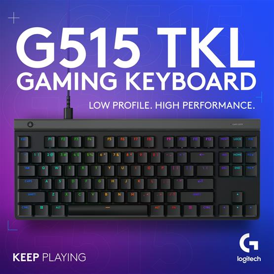 Logitech G515 TKL / Black (EN/TH) (แบบสาย)