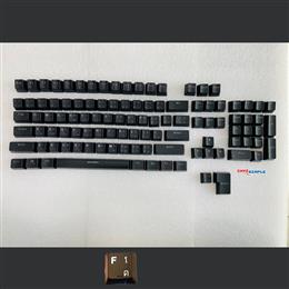 keycap PBT/Doubleshot/ไฟลอด/106 ภาษาไทยปุ่ม (สีดำ)