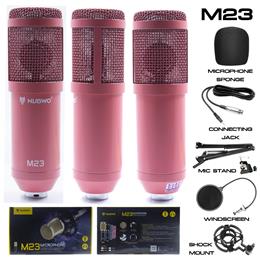 Nubwo M23 Pink Microphone Condenser 