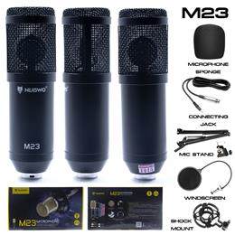 Nubwo M23 Black Microphone Condenser 
