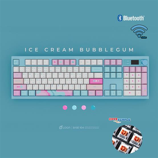 LOGA BASE 104 PRE-BUILT EDITION / Ice Cream Bubblegum / ชาไทย sw