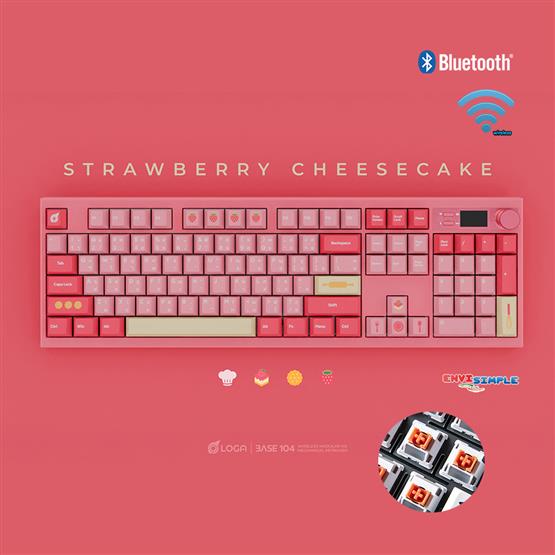 LOGA BASE 104 PRE-BUILT EDITION / Strawberry Cheesecake /ชาไทย sw