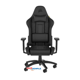 CORSAIR TC100 RELAXED Gaming Chair - Leatherette Black/Black
