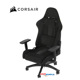 CORSAIR TC100 RELAXED Gaming Chair - Fabric Black