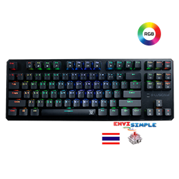 Nubwo Gaming Keyboard X21 TKL SuperBlack  RED Switch