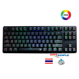 Nubwo Gaming Keyboard X21 TKL SuperBlack  Blue Switch