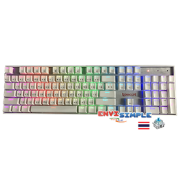 Redragon VARA K551 RGB Mechanical Gaming keyboard (white)/ Blue SW [ภาษาไทย]