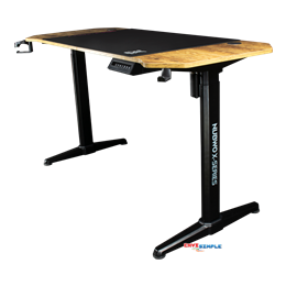 Nubwo โต๊ะเกมมิ่งไฟฟ้า รุ่น nxgd991 / Wood texture desktop