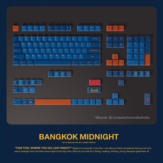 LOGA / THE CITY SERIES KEYCAP SET : Bangkok Midnight