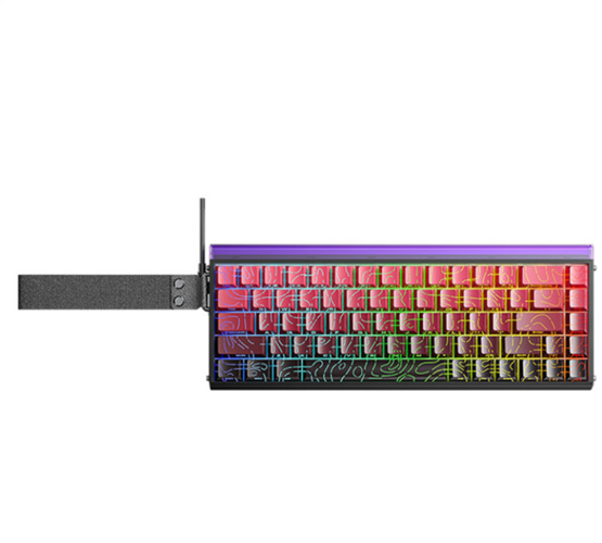 AULA HERO68 HE SIDE PRINTED (GRADIENT BLACK RED) NEPTUNE MNT SWITCH (EN)