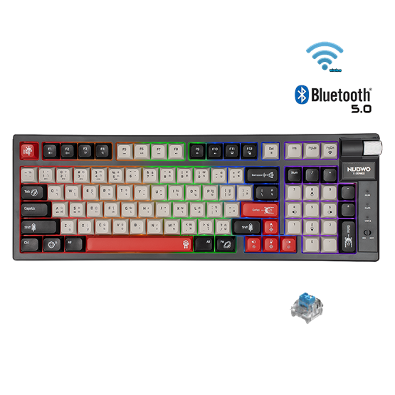 NUBWO X803 Mechanical MINI RGB Grey-Black / Blue Switch 