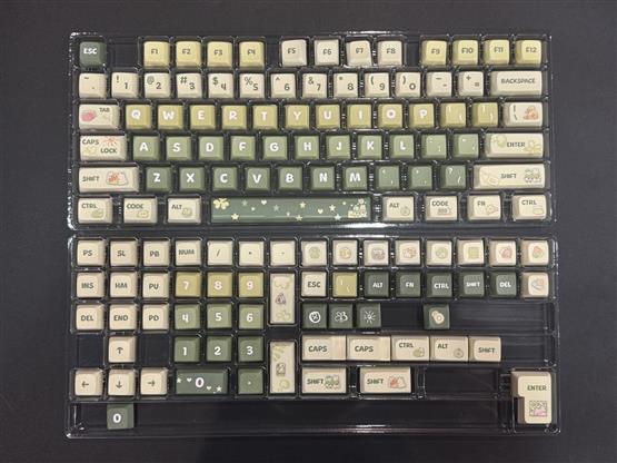 ปุ่มคีย์บอร์ด Light Green/PBT / XDA PROFILE 133 คีย์/ ENG