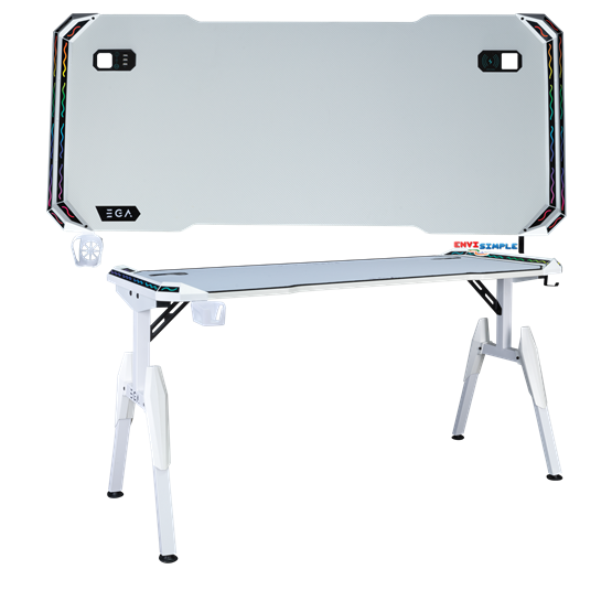 EGA TYPE-GD9 Gaming Desk / WHITE