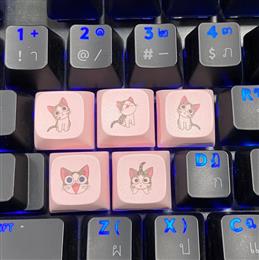 Set Keycap PBT / ลายแมว ชุดที่ 1