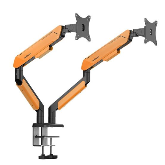 Anda Seat Stealth PRO II Duo A9-2S Ergonomic Monitor Arm Orange