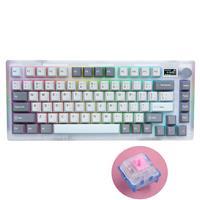 EGA SARU KX-76 NEPTUNE COLOR TFT จอ LED พร้อม Knob / White /Galaxy Pink (Tactile)(TH)