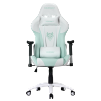 NUBWO Phenom NBCH-007 Gaming Chair / White-Mint 