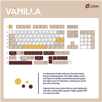 LOGA Keycap Set Collection / Vanilla