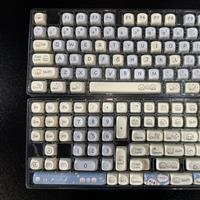 ปุ่มคีย์บอร์ด ลาย ลูกแมว /PBT 145 คีย์ / MOA PROFILE /Mechanical Keyboard / Thai