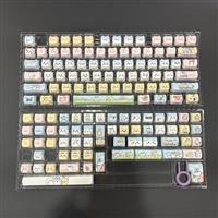 ปุ่มคีย์บอร์ด แมว Chiiwaka  /PBT /  MOA PROFILE 132 คีย์/ ENG