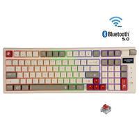 NUBWO X803 Mechanical MINI RGB Cream-Brown / Red Switch 